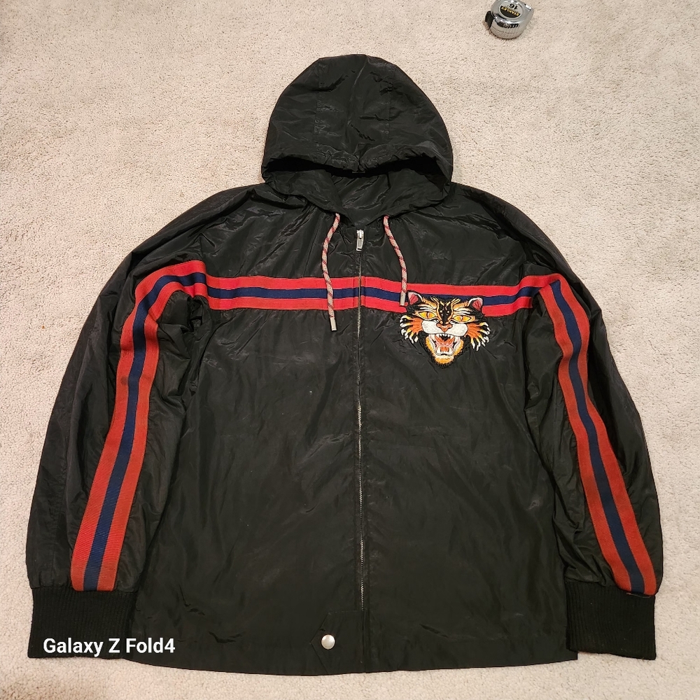 Gucci Angry Cat Men’s Windbreaker Jacket